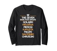 The Seven Basic Food Groups for Polish People Long Sleeve T-Shirt