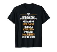The Seven Basic Food Groups for Polish People T-Shirt