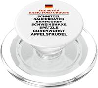 The Seven Basic Food Groups Funny German PopSockets PopGrip for MagSafe