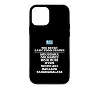 The Seven Basic Food Groups Funny Gr ase for iPhone 12 mini