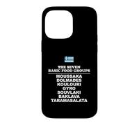 The Seven Basic Food Groups Funny Gr ase for iPhone 14 Pro Max