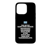 The Seven Basic Food Groups Funny Gr ase for iPhone 15 Pro Max