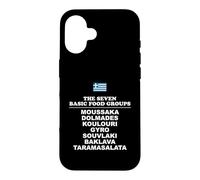 The Seven Basic Food Groups Funny Gr ase for iPhone 16