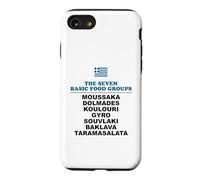 The Seven Basic Food Groups Funny Gr ase for iPhone SE (2020) / 7/8