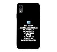 The Seven Basic Food Groups Funny Gr ase for iPhone XR