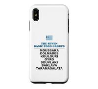 The Seven Basic Food Groups Funny Gr ase for iPhone XS Max