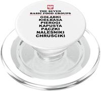 The Seven Basic Food Groups Funny Polish PopSockets PopGrip for MagSafe
