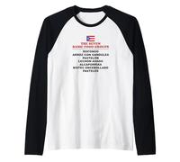 The Seven Basic Food Groups Funny Puerto Rican Raglan Baseball Tee