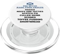 The Seven Basic Food Groups Funny Scottish PopSockets PopGrip for MagSafe