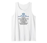The Seven Basic Food Groups Funny Scottish Tank Top
