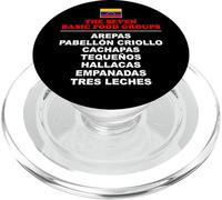 The Seven Basic Food Groups Funny Venezuelan PopSockets PopGrip for MagSafe