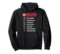 The Seven Basic Food Groups Golabki Kielbasa Pierogi Polska Pullover Hoodie