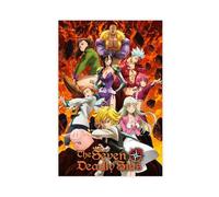 The Seven Deadly Sins Anime Poster Canvas Poster Bedroom Decor Sports Landscape Office Room Decor Gift Unframe: 12x18inch(30x45cm)