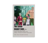 The Seven Deadly Sins Anti Splash Art Posters Living Room And Bedroom Hanging Paintings Suitable for Multiple Scenarios No Need for Punching Easy to Install Suitable for Gifts And Personal UseUnframe-