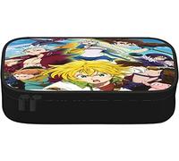The Seven Deadly Sins Canvas Coin Purse Holder Wallet Zip Pouch Money Purses Bag Large Pencil Case Fashion Pen Pouch Bag for Women Men Kids