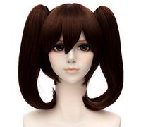 The Seven Deadly Sins Diane Wigs Brown Double Removable Clip Ponytails Heat Resistant Synthetic Cosplay Wig+ Free Wig Cap