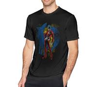 The Seven Deadly Sins Men's Tee Casual Short Sleeve T-Shirt Black(Large)