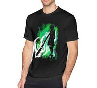 The Seven Deadly Sins Men's Tee Casual Short Sleeve T-Shirt Black(XX-Large)