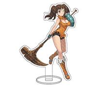 The Seven Deadly Sins: Wrath of The Gods Figures Sculpture Statue Acrylic Model Anime Character Meliodas Diane Hawk Acrylic Standing Figures Toy for Anime Fan Gift