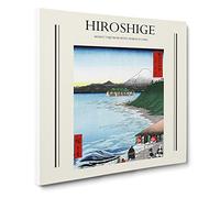 The Seven Ri Beach By Utagawa Hiroshige Exhibition Museum Asian Japanese Canvas Wall Art Print Ready to Hang, Framed Picture for Living Room Bedroom Home Office Décor, 14x14 Inch (35x35 cm)