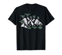 The Seven Summits - Everest Mont Blanc Mountaineering Natural T-Shirt