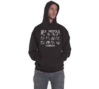 The Sex Pistols Hoodie Pretty Vacant Band Logo Official Mens Black Pullover M