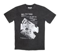 Rock Off officially licensed products The Sex Pistols Manchester Flyer Stone Wash T Shirt XL Charcoal