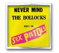 The Sex Pistols Metal Pin Badge Never Mind The B***ks Official Yellow One Size