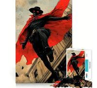 The Shadow, Comic Book Art Jigsaw Puzzle 1000 Piece for Adults Strong Logic Toy Anxiety Relief Clear Edge Festival Gift (50x75cm)