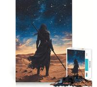 The Shadow of The Dune Jigsaw Puzzles for Adults 1000 Pieces Brain Challenge Toy Quiet Fun Precise Cut Wall Art Decor (38x52cm)