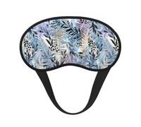 The Shadows of The Trees are Blue Premium Eye Mask - Soft Satin Sleep Mask with Full-Print Front Design, 100% Polyester Shade Eye Cover for Travel, Meditation, Yoga & Night Rest