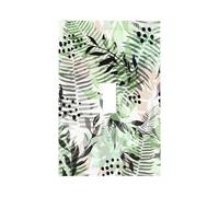The Shadows of The Trees are Green Modern Single-Gang Switch Wall Plate â€“ Premium Pc Material Decorative Cover with Full-Panel Printed Design, Easy Installation for Residential & Commercial Use