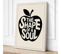 The Shape of a Soul Canvas Wall Art Print 36x24 Inch
