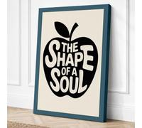 The Shape of a Soul Canvas Wall Art Print 36x24 Inch