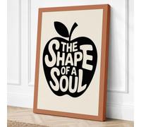 The Shape of a Soul Canvas Wall Art Print 36x24 Inch