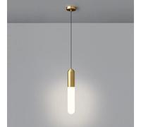 The Shape of The Strip is Simple and Modern Pendant Lamp LED 3W Three-Color Adjustable Chandelier d H65 Brass Body Hanging Lighting Restaurant Hotel Room Lighting Ceiling Lamp