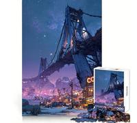 The Shattered Crossing 1000 Piece Jigsaw Puzzles for Adults Jigsaw Mental Toy Soothing Fun Premium Cut Birthday Gift (38x26cm)
