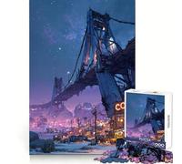 The Shattered Crossing Jigsaw Puzzles 1000 Pieces for Adults Think Smart Toy Indoor Play Accurate Cut Lovely Gift (50x75cm)