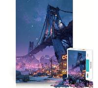 The Shattered Crossing Jigsaw Puzzles 1000 Pieces for Adults Think Smart Toy Indoor Play Accurate Cut Lovely Gift (50x75cm)