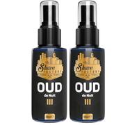 The Shave Factory After Shave Cologne - A Fragrant Essence For Impeccable After Shave Care For A Long-Lasting Sensation Of Freshness And Comfort (50ML, Oud 03 de Nuit) (Pack of 2)