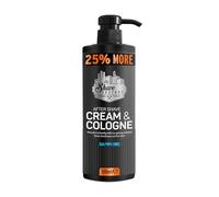 The Shave Factory After Shave Cream & Cologne 2in1 500ml 25% MORE - For Professional Barbers/Hairdressers and Traditional Shaving Enthusiasts (Sapphire)