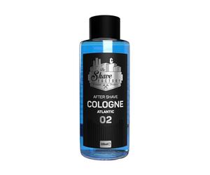 The Shave Factory Aftershave Cologne for Men - Atlantic 500ml Glass Bottle - Invigorating, Fresh and Energetic Fragrance - Citrus, Woody & Aquatic Scent - Soothes Irritation, Refreshes Skin