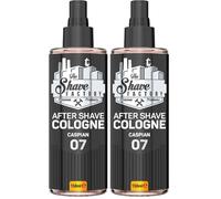 The Shave Factory Aftershave Cologne for Men - Caspian 150ml - Fresh, Invigorating, and Warm Scent - Aquatic, Citrus & Woody Fragrance - Soothes Irritation, Refreshes the Skin (Pack of 2)