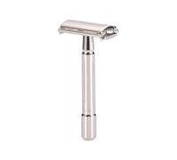 The Shave Factory Butterfly Safety Razor - Classic Double-Edge Razor for Men - Precision Shaving with Twist-to-Open Design - Durable Shaving Solution with Plastic Case