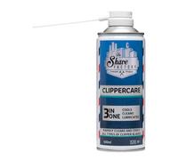 The Shave Factory Clipper Spray 3in1 Clippercare for Barbers - Professional-Grade Lubrication, Cooling, and Cleaning Solution for Optimal Clipper Performance