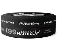 The Shave Factory Exclusive Matte Clay 150ml 99 Taper De Luxe with Shea Butter Extra Hold