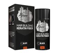 THE SHAVE FACTORY Hair Building Keratin Fibre 21 g Large Tin Pouring Hair Fibres Scattered Hair Black