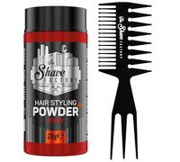 The Shave factory Hair Styling Powder - Mattifying and Volumizing Powder, with comb types suitable for all areas of use, hair comb and powder wax (Comb 034 & Ruby Styling Powder 20gr)