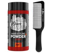 The Shave factory Hair Styling Powder - Mattifying and Volumizing Powder, with comb types suitable for all areas of use, hair comb and powder wax (Comb 045 & Ruby Styling Powder 20gr)