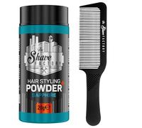 The Shave factory Hair Styling Powder - Mattifying and Volumizing Powder, with comb types suitable for all areas of use, hair comb and powder wax (Comb 045 & Sapphire Styling Powder 20gr)
